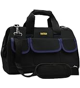 FASTECH 18 Inch Tool Bag, Waterproof Wide Mouth Tool Kit, Heavy Duty Tool Bag Organizer With Shou...