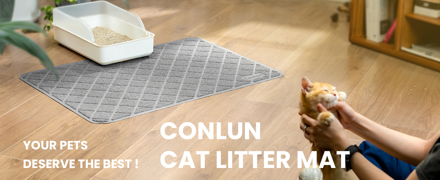 cat litter mat
