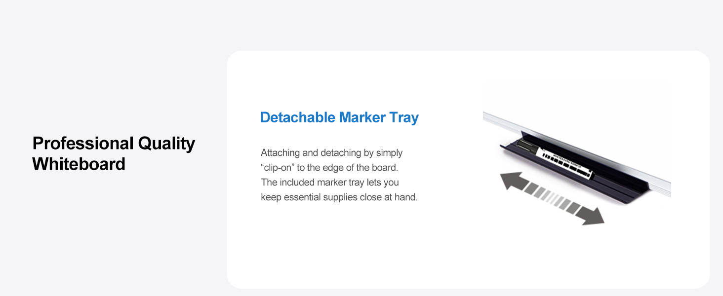 Marker tray