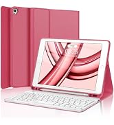 BORIYUAN iPad 10.2 inch Case with Keyboard, Magnetic Detachable Bluetooth Keyboard, Auto Sleep/Wa...