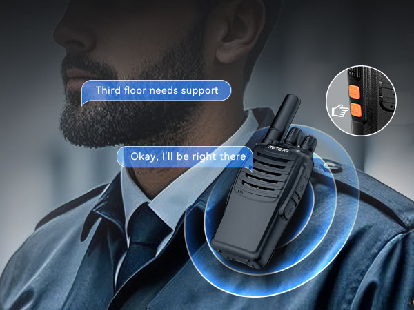 vox walkie talkies hands free