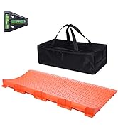 Homeon Wheels Tire Saver Ramps Anti-Slip Pads Design, Car Tire Wheel Ramps for Flat Spot and Flat...