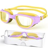 Zeligerstar Kids Swim Goggles,Swimming Goggles for Kids 6-14, Anti-Fog UV Protection Pool Goggles...