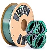 OVV3D Silk PLA Filament 1.75mm, Dual Color PLA Filament 3D Printer Filament, Black Green 3D Print...