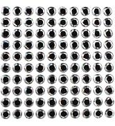WLSuDHoncc 300Pcs Silver 6mm 3D Soft Holographic Fishing Lure Jig Fly Tying Material Craft Doll D...