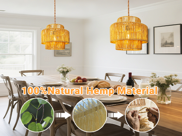 lamp light shade shades ceiling pendant rattan lampshade cover lights chandelier lamps boho hanging