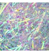 Caleihd 1LB Gift Basket Filler, Iridescent Crinkle Cut Grass Confetti Cushion Paper Streamer for ...