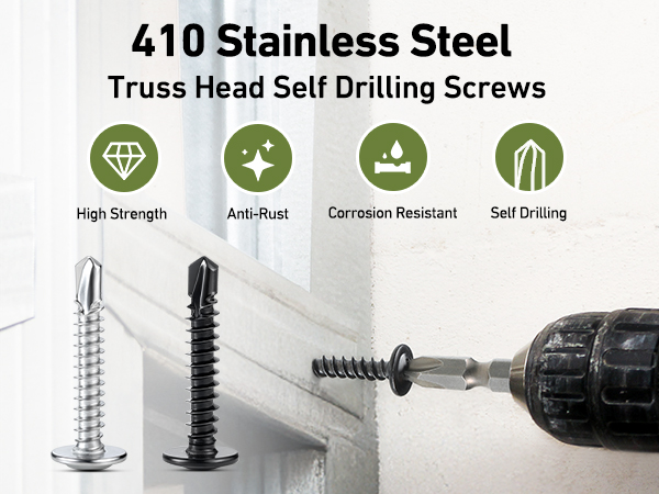 truss head self drilling screws