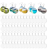 210 Pcs Sublimation Earring Blanks Round Bulk Double Sides 70pcs MDF Sublimation Blank Products w...