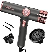 FMZ Professional Hair Blow Dryer with Diffuser, 1875W High Speed Brushless Motor for Fast Drying,...