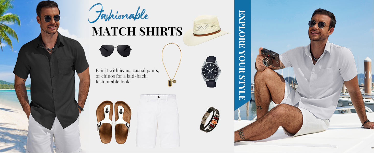 mens casual shirts