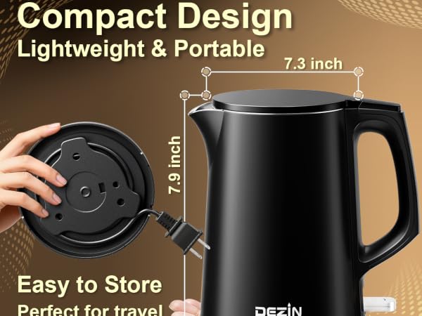 Compact Design Lightweight & Portable