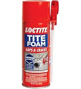 Loctite Tite Foam Gaps & Cracks Spray Foam Sealant, 12 fl oz Can, 1 Pack - Polyurethane Expanding...