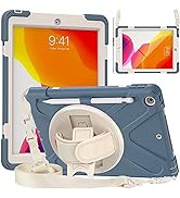 ZenRich iPad 9th Generation Case, iPad 8th/7th Generation 10.2 Case with Pencil Holder Kickstand ...