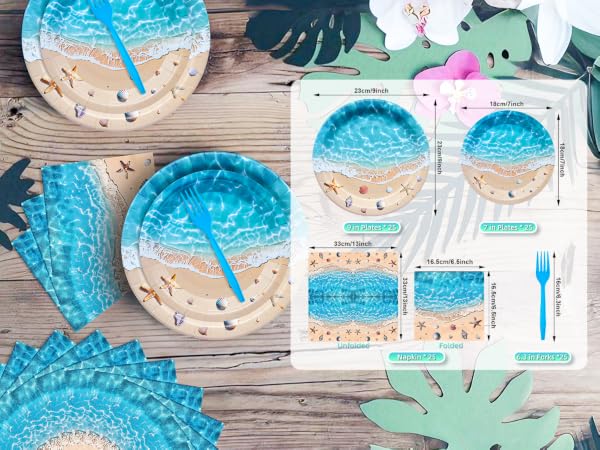 Summer Beach Tableware