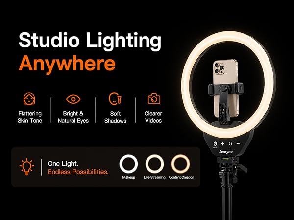 Sensyne Ring Light with Stand