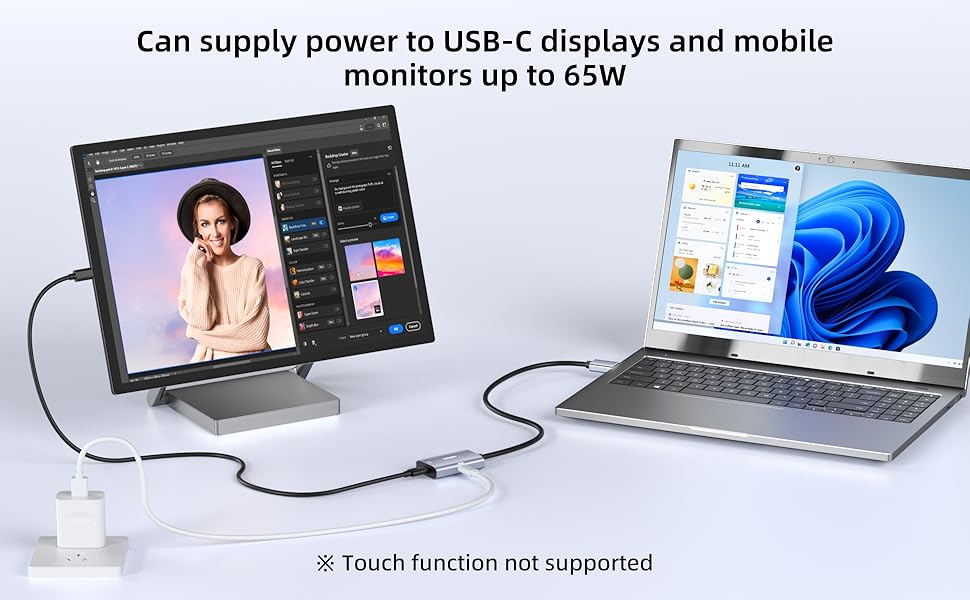 HDMI 2.1 to USB-C Adapter