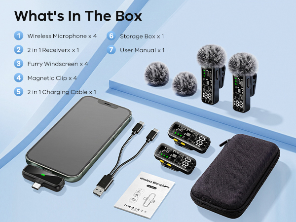 wireless microphone for iphone 17