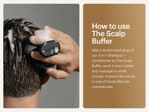 manscaped silicone body scalp buffer shower head dome scrubber bodywash loofah shampoo