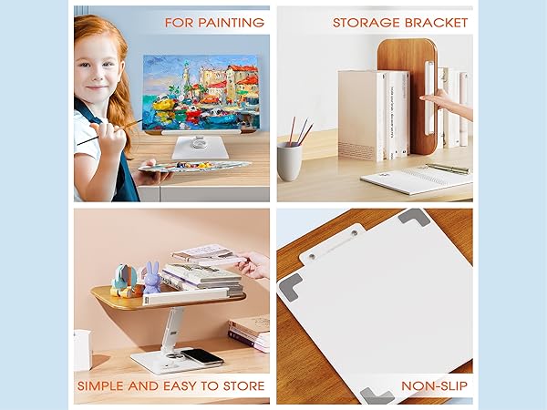 Simple, easy to store,Storage bracket Can be used as a storage rack,rubber wood, For gifts