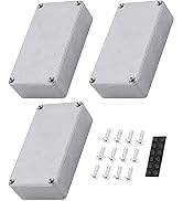 DaierTek 3pcs 125B / 1590N1 Aluminum Guitar Effect Pedal Enclosure Metal Stomp Box Enclosure Unfi...