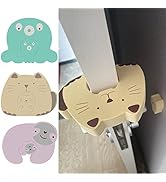 saicheek 6Pack Cartoon Finger Pinch Guard & Door Stopper Wall Protector,Door Safety Products with...