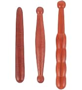 Healifty 3Pcs Wooden Reflexology Sticks Foot Hand Massage Wooden Stick Tools Thai Face Neck Back ...