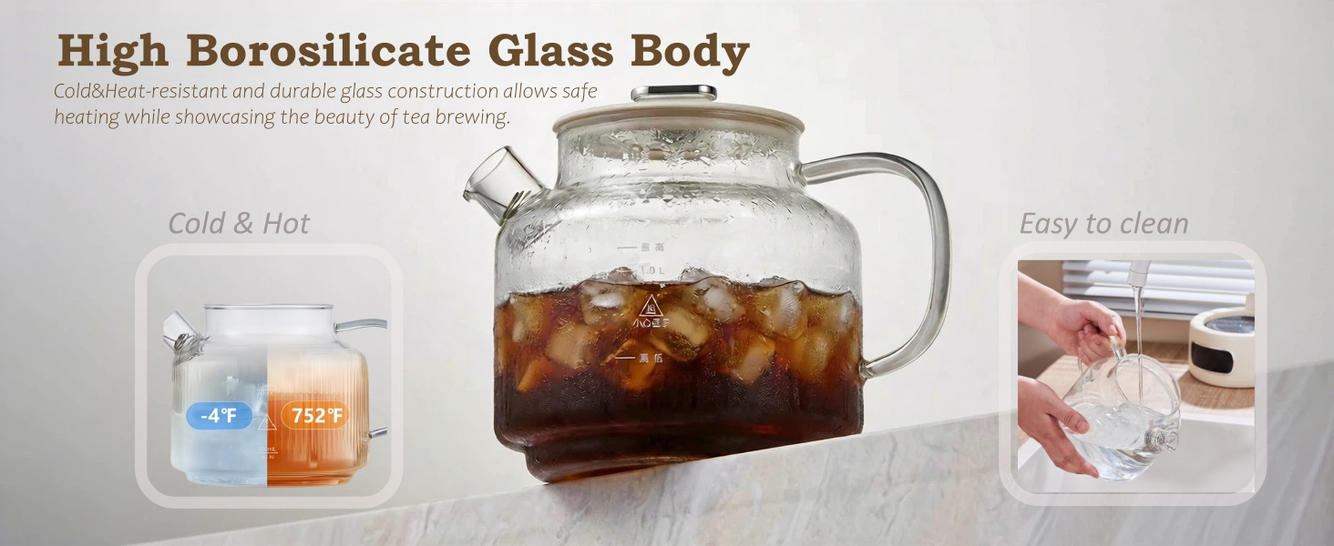 galss body easy to clean