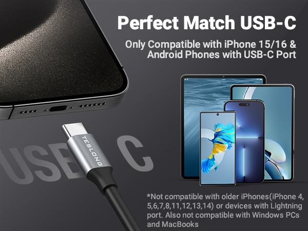 USB C Dual Lens Endoscope Camera with Light for iPhone Inspection Camera for iPad Android