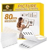 EMITEVER Picture Hanging Strips Heavy Duty, Damage Free Hanging Picture Hangers, Picture Hanging ...
