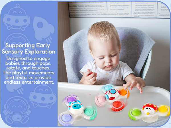 Suction Cup Spinner Toys