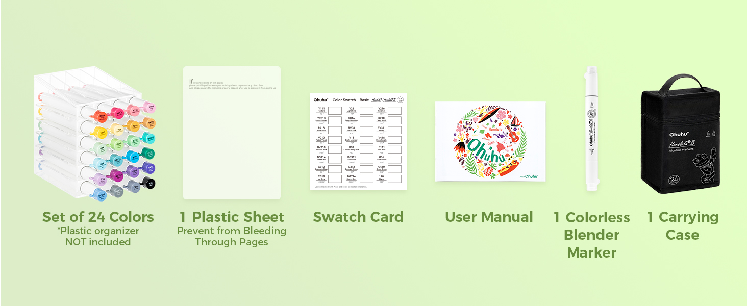 ohuhu alcohol markers