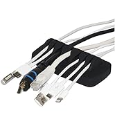 Heaviest Cable Organizer on The Market! Compact and Weighted Desktop Cord Holder and Cable Organi...