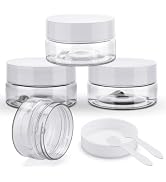 Cosywell Travel Cream Jars for Toiletries TSA Approved 0.7oz 4 Pack Refillable Cosmetic Container...