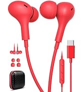 Wired Earbuds USB Type C Headphone for iPhone 16e 16 Pro 15 Plus Samsung Galaxy Z Flip 7 Fold 6 S...