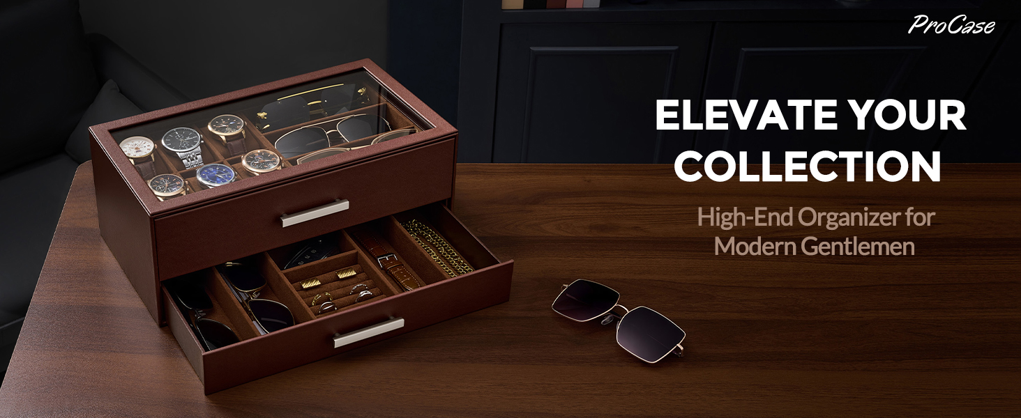 Double Drawer Watch Box