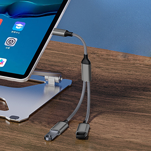 USB Male to Dual USB-C Female Splitter Cable