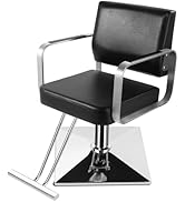 WINEDYOUNG Salon Chairs for Hair Stylist Chair Hydraulic Pump Hair Salon Chair 360 Degree Rotatin...