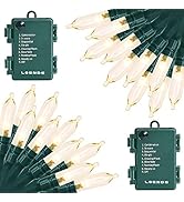 LOENDE Christmas Lights, Battery Operated String Lights 18ft 50 LED 8 Modes with Timer for Christ...