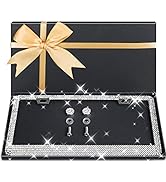 AUJEN Bling License Plate Frame - Sparkly License Plate Holder, Lastingly License Plate Frame for...
