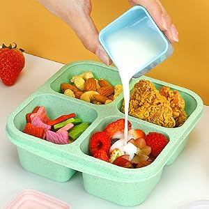 Snack Lunchable Containrse Designed for Variety