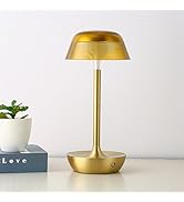 Cordless LED Table Lamp, 3200mAh Rechargeable Battery Powered Desk Lamp, 3 Color Touch Control St...