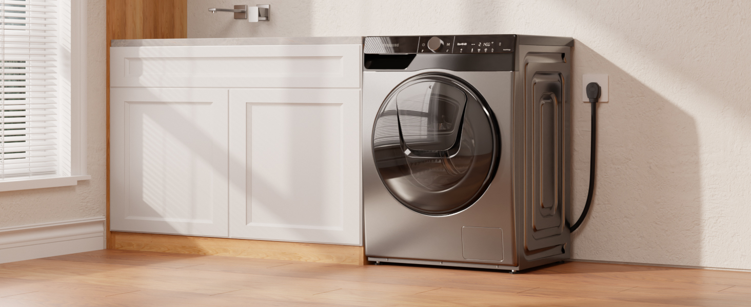 Perfect for laundry dryers and electric stoves with a 4-prong 4-wire power cord for 50Amp.