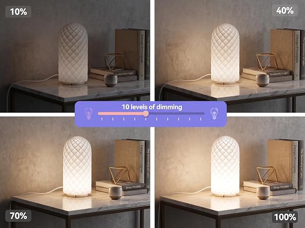 led for 3d prints display lights