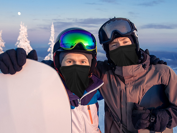 Protective Gear Paisley Face Mask Riding Headwear Black Cowboy Bandana ski mask half face mask