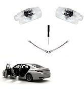 2Pcs Car Door Logo Projector Lights Compatible with Lexus IS/ES/LS/GS/GX/LX/RX/RC/UX200 (2006–202...