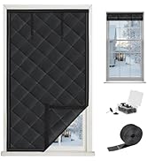 Window Insulation for Winter, Thermal Curtains Insulated Window Blanket Cover to Keep Cold Out, W...