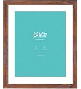 LaVie Home 20 x 24 Picture Frame Brown Poster Frame,Display Pictures 16x20 with Mat or 20x24 With...
