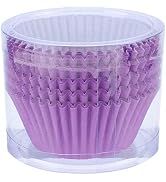 TRUSBER Baking Cups, 100 pieces Standard Size Paper Cupcake Liners Wrappers Nonstick Muffin Molds...