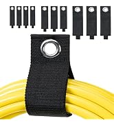 SHUOGUO Extension Cord Wrap Organizer (3 Sizes 10 Pack),Heavy Duty Storage Straps, Cable Straps C...